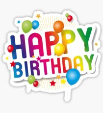 Happy birthday Sticker