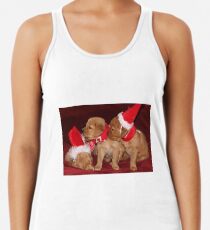 Santa Pups- Max, Buttercup, Rosie Women's Tank Top