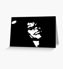 Face in the Dark Greeting Card