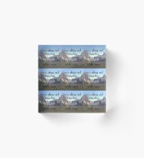 Wide Open lyrics Acrylic Block