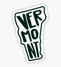 Vermont - Grün Sticker