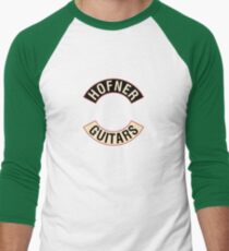 Hofner Guitars Men's Baseball ¾ T-Shirt