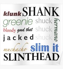 The Maze Runner Slang Poster