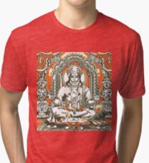 Hanuman Chanting Praises of Lord Rama Tri-blend T-Shirt