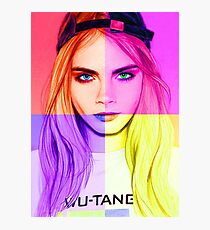 Lámina fotográfica Cara Delevingne POP sherbet