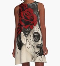 Dia de los Muertos A-Line Dress