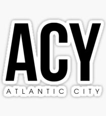 ACY - Atlantic City Airport Code Sticker