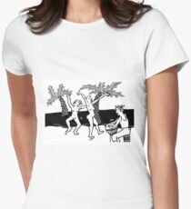 African Dance Women's Fitted T-Shirt