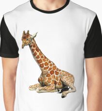 Resting Giraffe Graphic T-Shirt