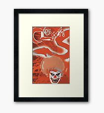Clowns Red Framed Print