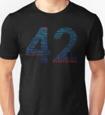 Camiseta ajustada La vida, el universo y todo. Guía del autoestopista galáctico