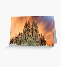 Sagrada Familia Greeting Card