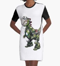 Iron Yoshi Graphic T-Shirt Dress