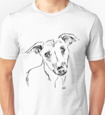 Whippet Drawing Unisex T-Shirt
