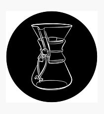 Chemex (cercle noir series) Photographic Print