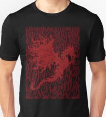 Fire Dragon 1.1 Red Unisex T-Shirt