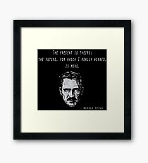 Nikola Tesla Framed Print