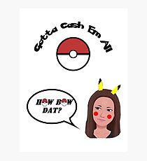 Catch Me Outside Girl vs Pokemon Photographic Print