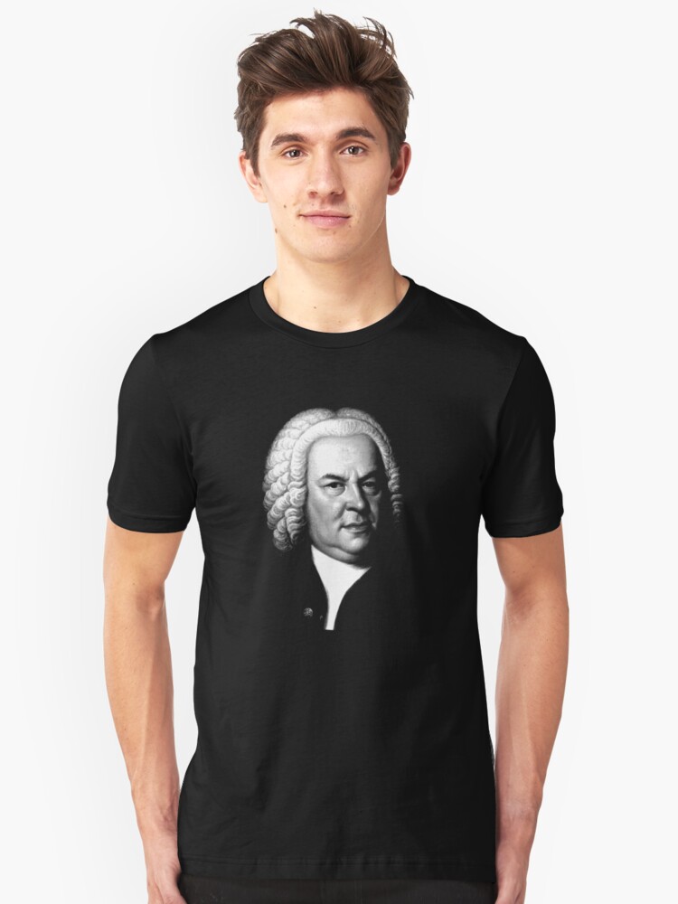 Alternate view of Johann Sebastian Bach, Perhaps the Greatest Composer Ever Slim Fit T-Shirt