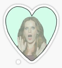 Rebecca Mader heart Sticker