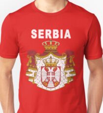 Serbia National Football Fan Jersey Design Unisex T-Shirt