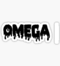 Drippiges Omega Sticker