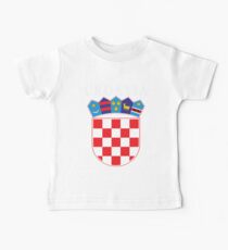 Croatia Deluxe Football Jersey Design Baby Tee