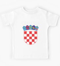 Croatia Deluxe Football Jersey Design Kids Tee