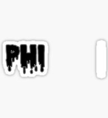 drippy phi Sticker