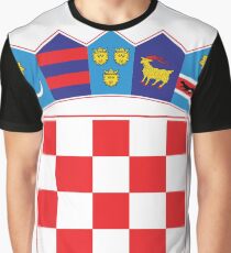 Croatia Hrvatska Deluxe National Jersey Graphic T-Shirt