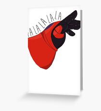 Fancy Fist Bump Greeting Card