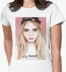 Camiseta entallada Cara Delevigne