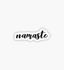 namaste Sticker