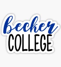 Becker College Sticker