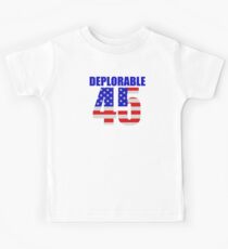 Deplorable 45 Kids Tee