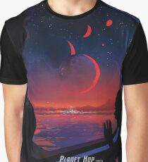 Trappist 1 -- Space Travel Poster Graphic T-Shirt