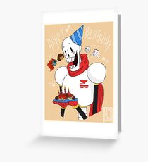 Undertale Papyrus' Birthday Greeting Card