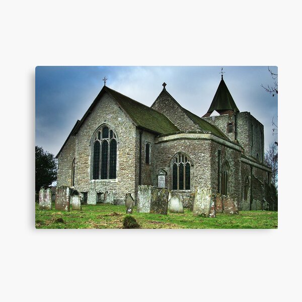 St Nicholas Church Leeds Kent Canvas Print