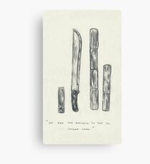 Machete Canvas Print
