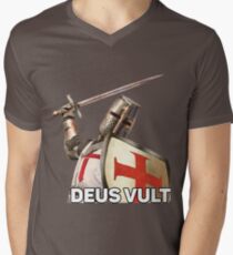 DEUS VULT Men's V-Neck T-Shirt