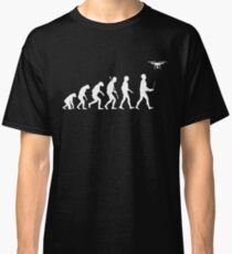 Evolution of Man - Drone Pilot Edition White Classic T-Shirt