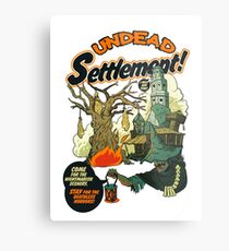 Undead Settlement Metal Print