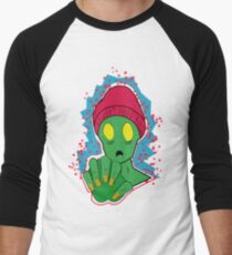 zxmbie Men's Baseball ¾ T-Shirt