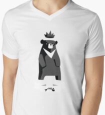 Moon Bear Men's V-Neck T-Shirt