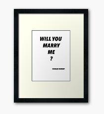 Manson Married #2 Framed Print