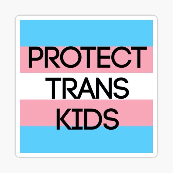 Protect Trans Kids Stickers | Redbubble