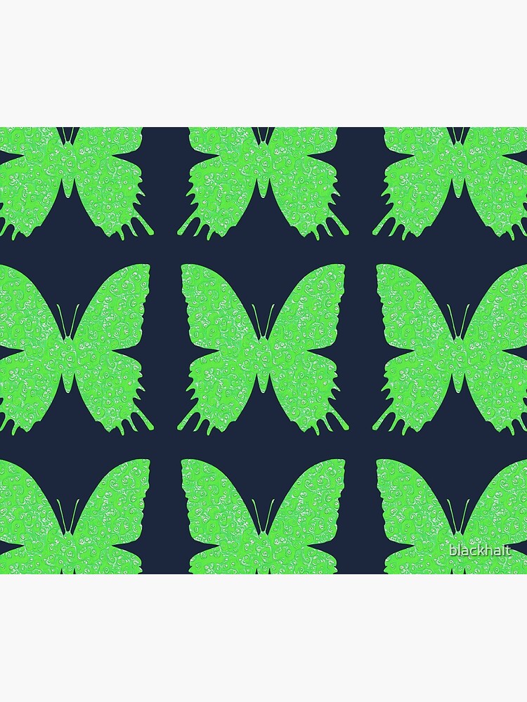 #DeepDream Lime Green color Butterfly by blackhalt