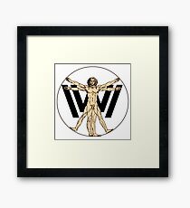 west - world Framed Print