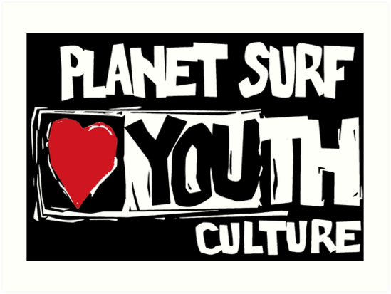  Planet  Surf  Liebe Jugendkultur Kunstdrucke von 