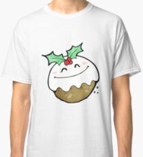 cartoon christmas pudding Classic T-Shirt
